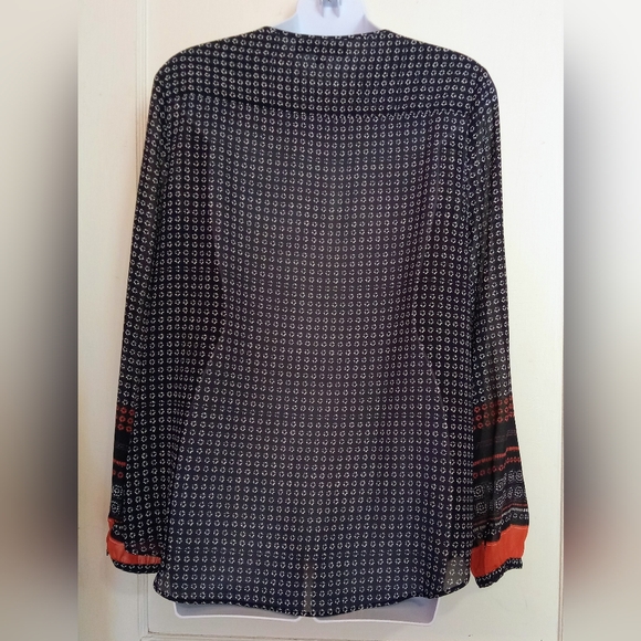 Sanctuary Black and Orange Blouse - Picture 3 of 7